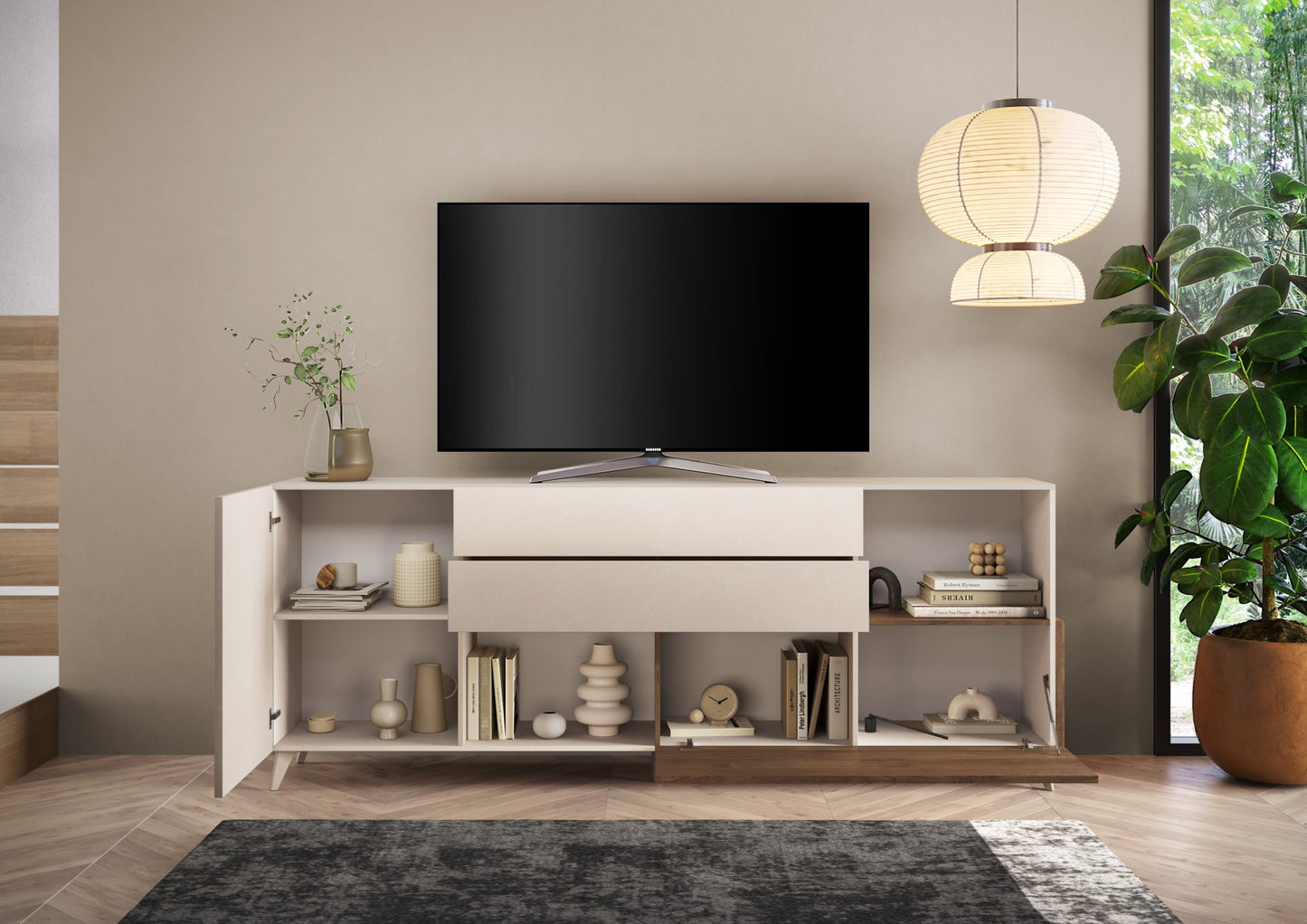 Kumode MONACO I - Cashmere / Dark Oak