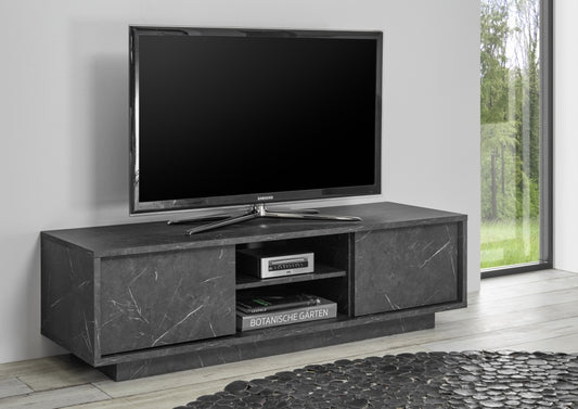 TV Galds CARRARA - Melns